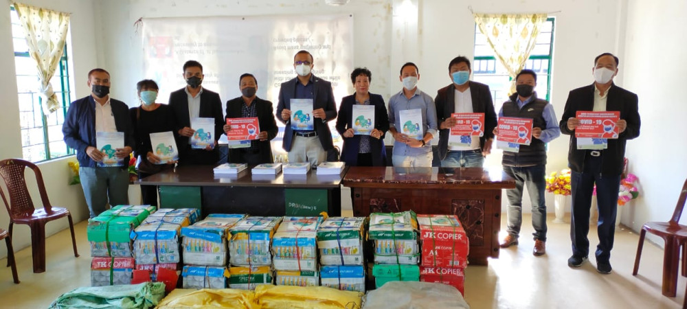 DRDA Tuensang released translated book on SOP on Covid-19 containment & management and pamphlets for four major communities namely Chang, Sangtam, Yimkhiung and Khiamniungan.